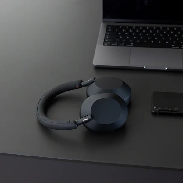 Sony WH1000XM5/SA Wireless Noise-Cancelling Over-the-Ear Headphones - Black, with Soft Case