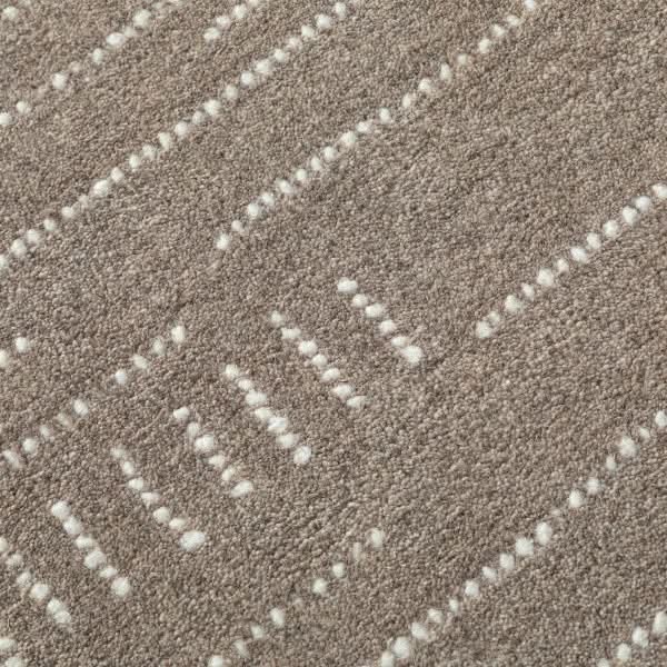 Obeetee Nomad Wool Area Rug Collection, Zen Coffee
