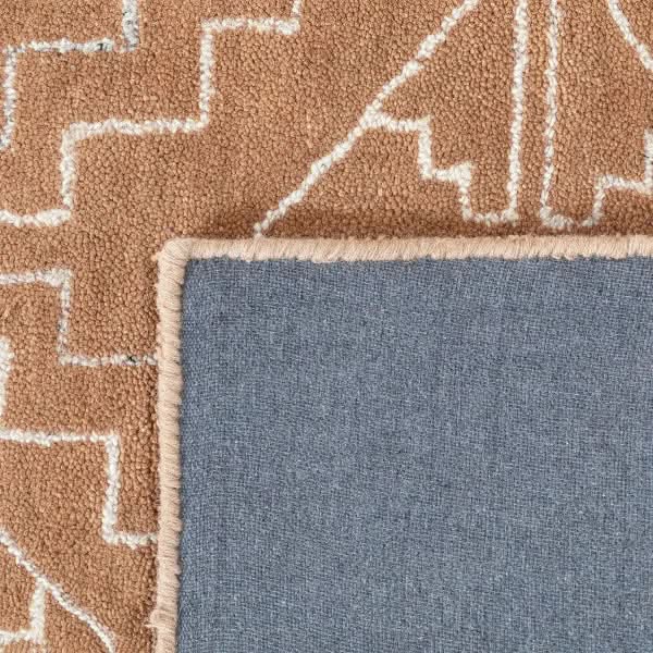 Obeetee Nomad Wool Area Rug Collection, Garima Rust