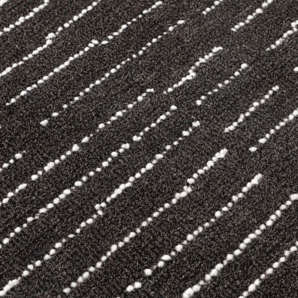 Obeetee Nomad Wool Area Rug Collection, Nina Charcoal