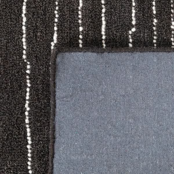 Obeetee Nomad Wool Area Rug Collection, Nina Charcoal