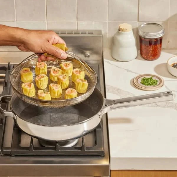 Our Place 4-piece 10.5” Titanium Always Pan Pro With Steamer