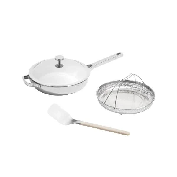 Our Place 4-piece 10.5” Titanium Always Pan Pro With Steamer