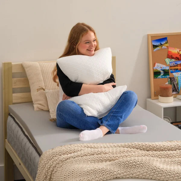 Sealy Charcoal-Infused Memory Foam Dorm Sleep Bundle 3-piece Set, Twin XL