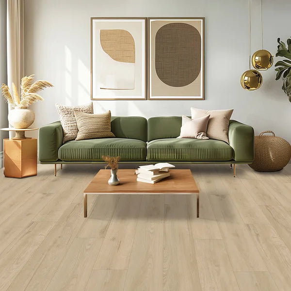 Mohawk Home 6MM Thick x 8.9in x 46.5in 22 mil Waterproof Luxury Vinyl Plank Flooring (14.35 sq ft/ctn)