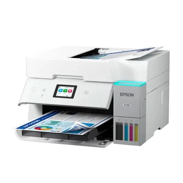 Epson EcoTank ET-4958 Wireless All-in-One Color Supertank Printer – White
