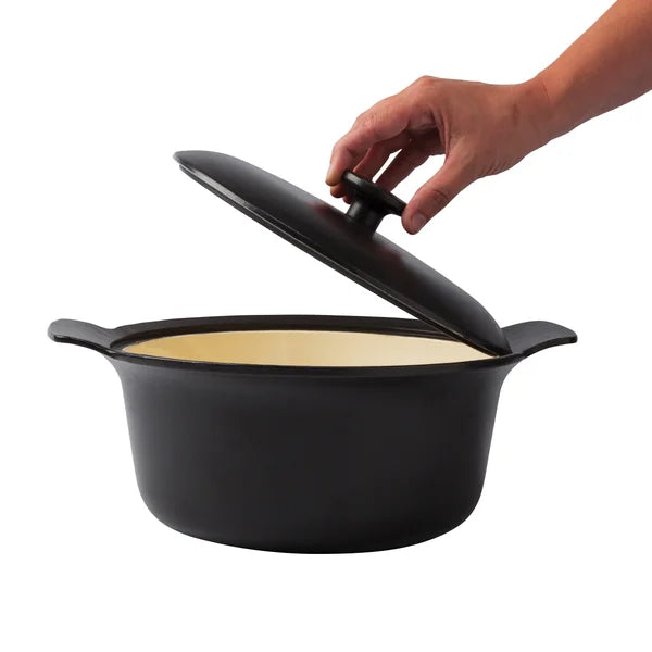 BergHOFF Ron 10" Cast Iron 4.4-Quart Dutch Oven with Lid