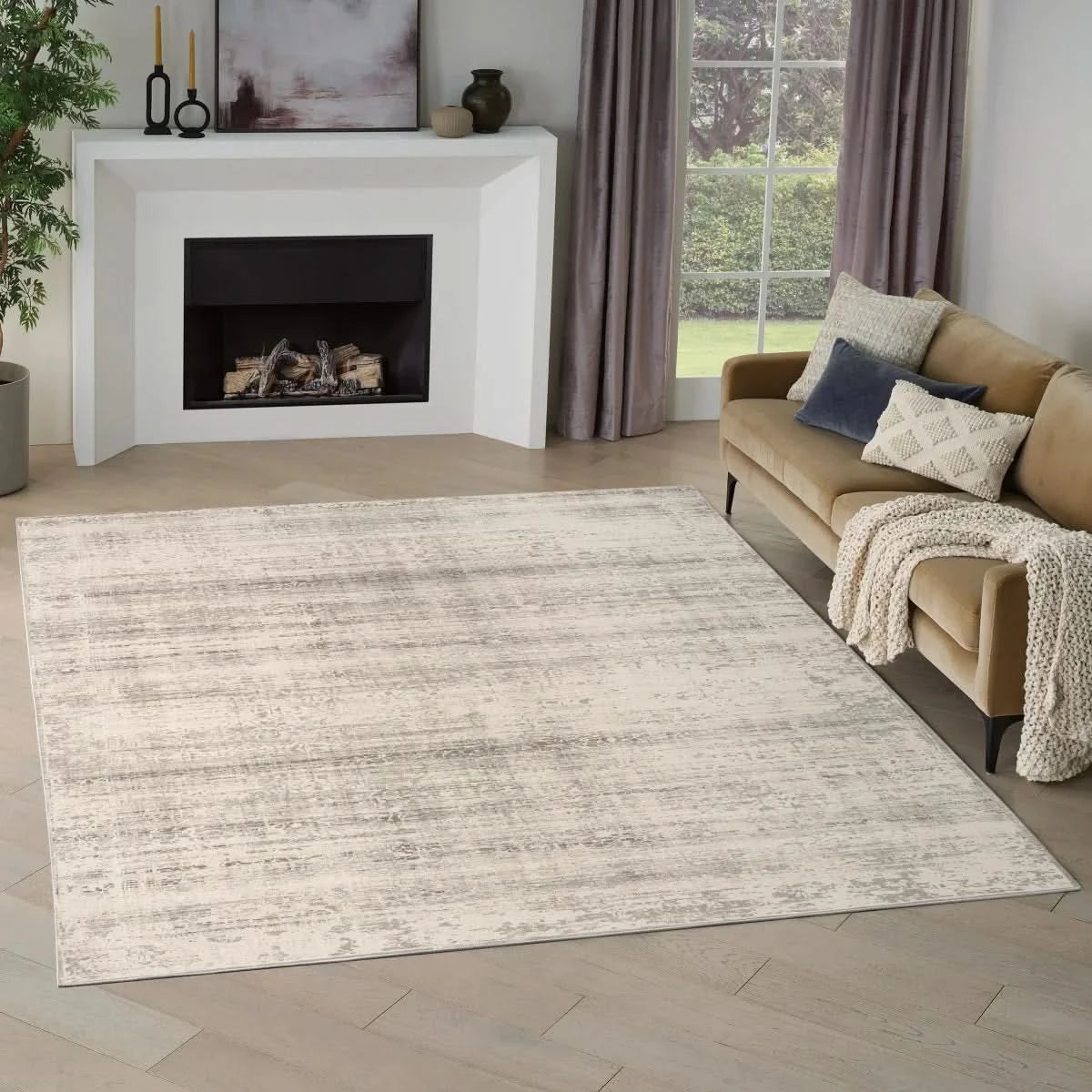 Nourison Arctic Area Rug Collection, Zaria