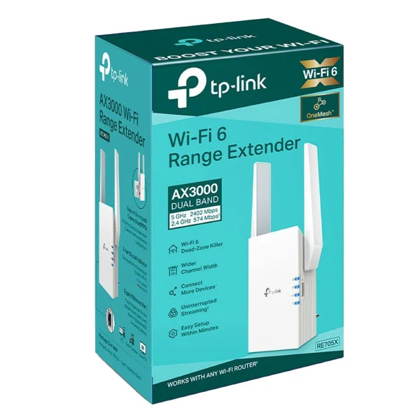 TP-Link AX3000 Wi-Fi  Range Extender - Boost any Wi-Fi Network