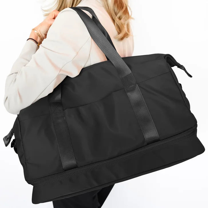 MYTAGALONGS Toronto Duffle Bag with Trolley Pass