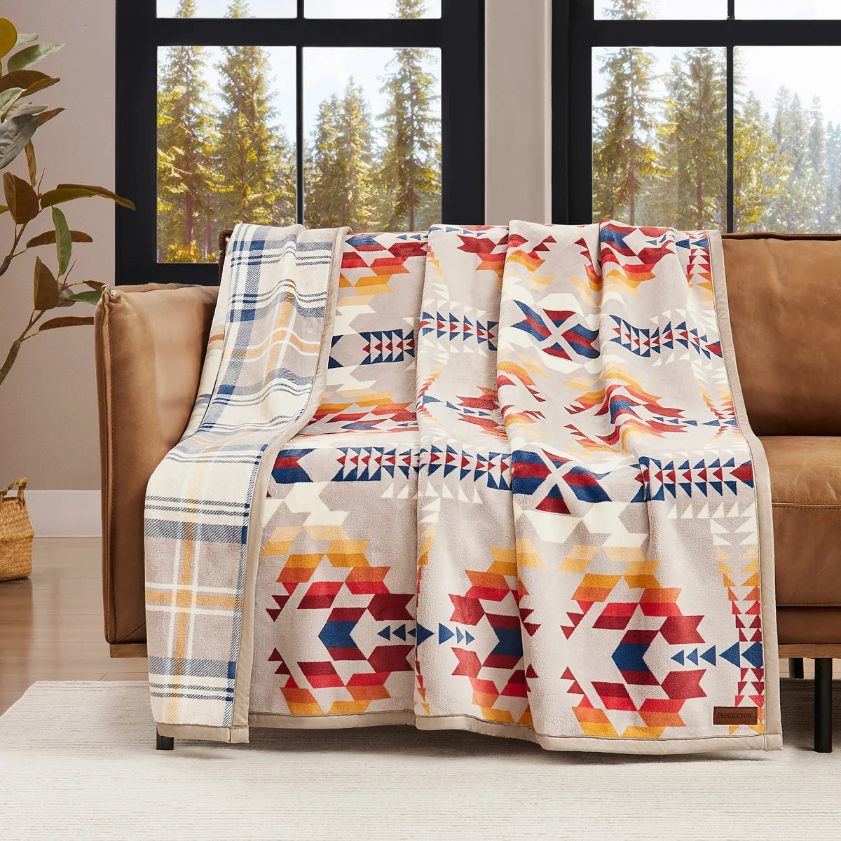 Pendleton Reversible Plush Throw