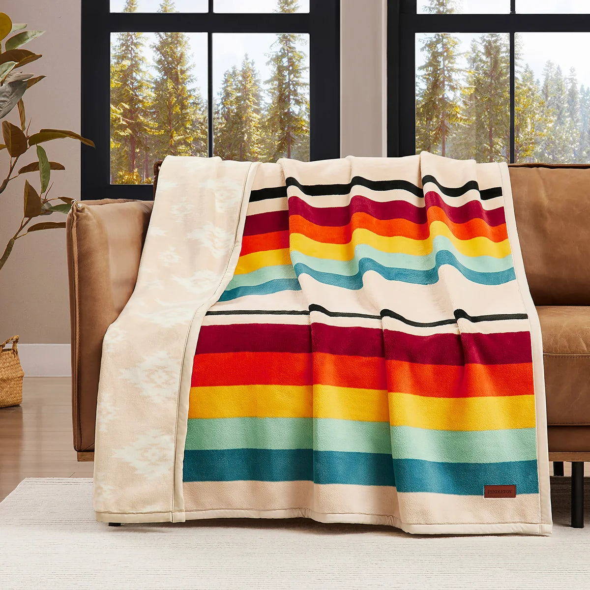 Pendleton Reversible Plush Throw