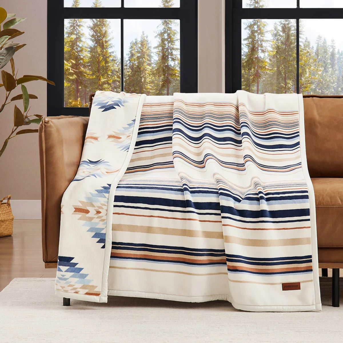 Pendleton Reversible Plush Throw
