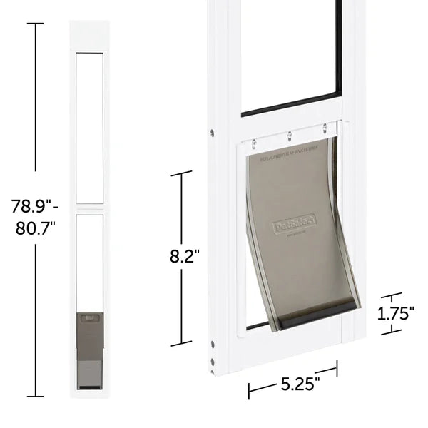 PetSafe Sliding Glass Pet Door, 2-Piece, Small