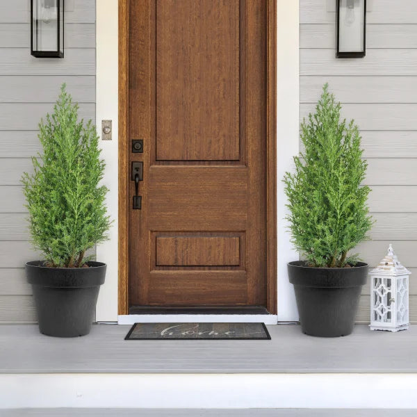 Multy 16” Baritone Recycled Rubber Self-Watering Planters, 2-pack