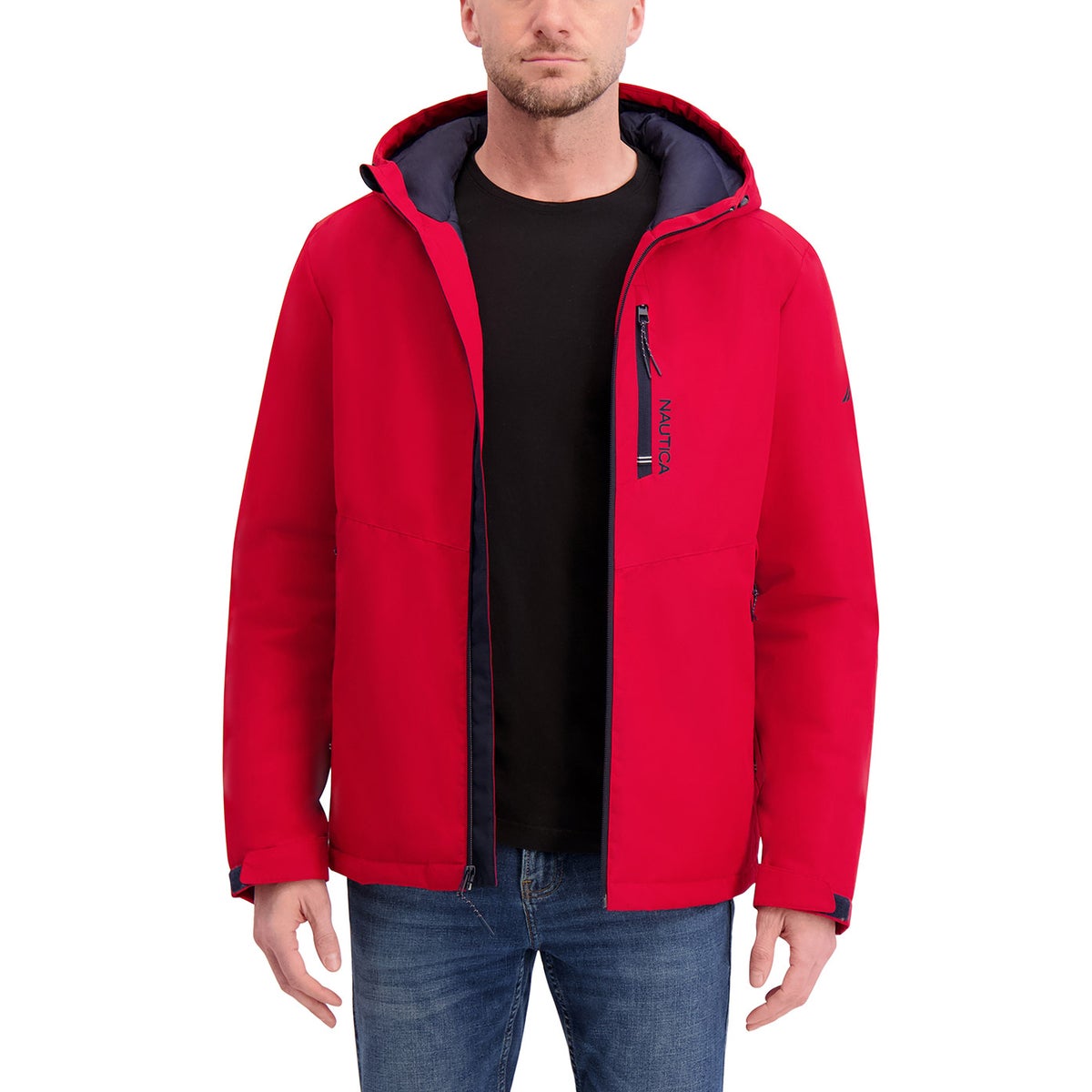 Nautica Men's Heritage Jacket - red front view