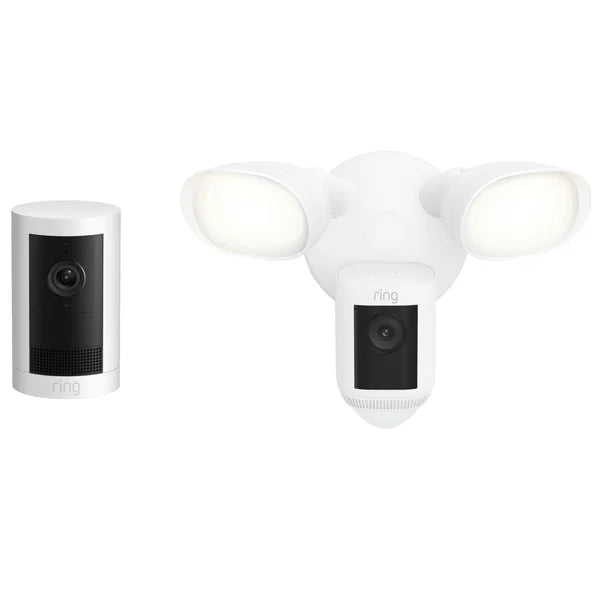 Ring Floodlight Cam Pro + Outdoor Cam Plus