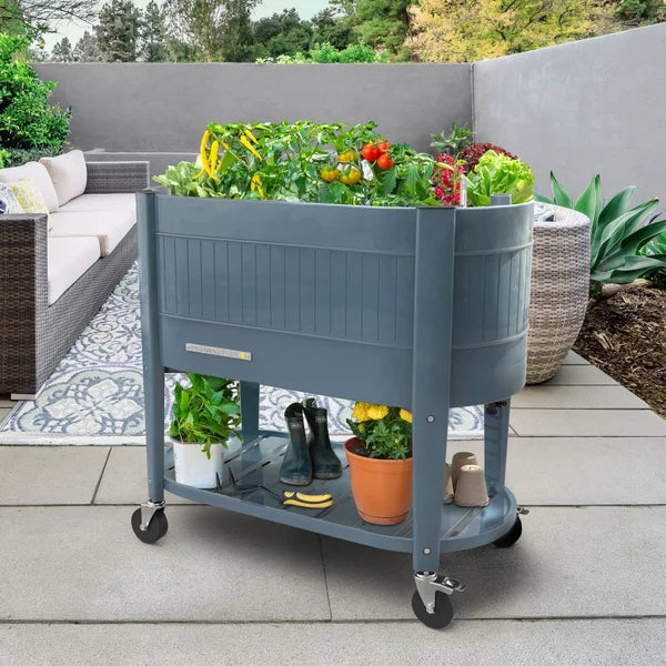 Permasteel Elevated Garden Bed With Casters