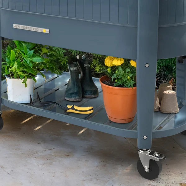 Permasteel Elevated Garden Bed With Casters