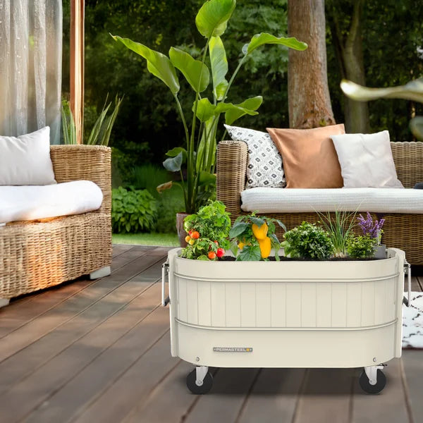 Permasteel Rolling Self-Watering Garden Bed