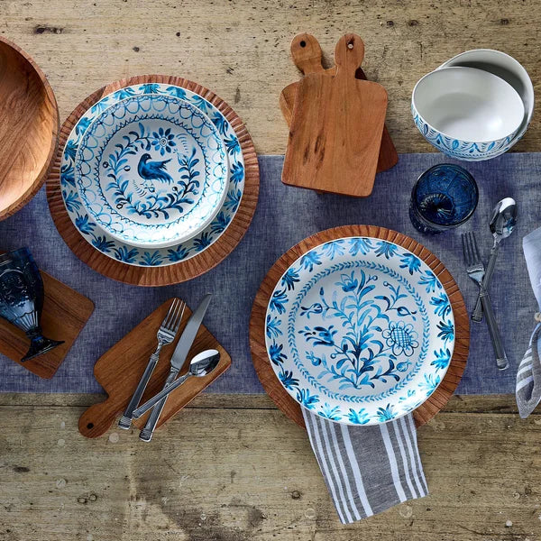 Fitz and Floyd Sicily Blue 12-piece Dinnerware Set