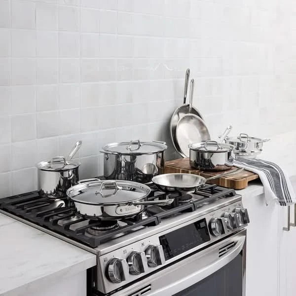 All-Clad D3 13-piece Stainless Steel Cookware Set