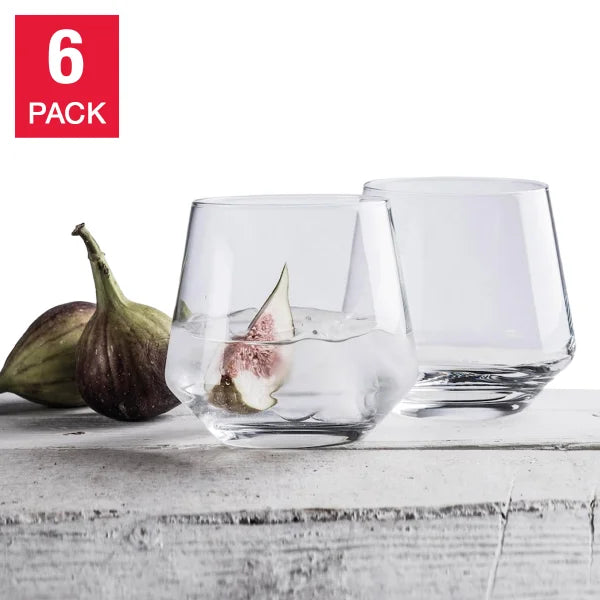 Fortessa Pure Tritan Crystal 13.2 oz. Whiskey Glasses, Set of 6