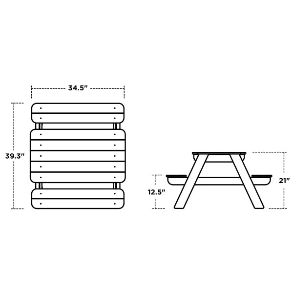 Long Beach Kids Picnic Table