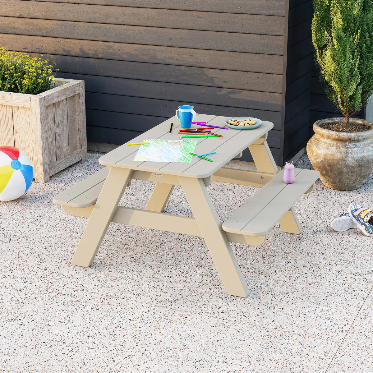 Long Beach Kids Picnic Table