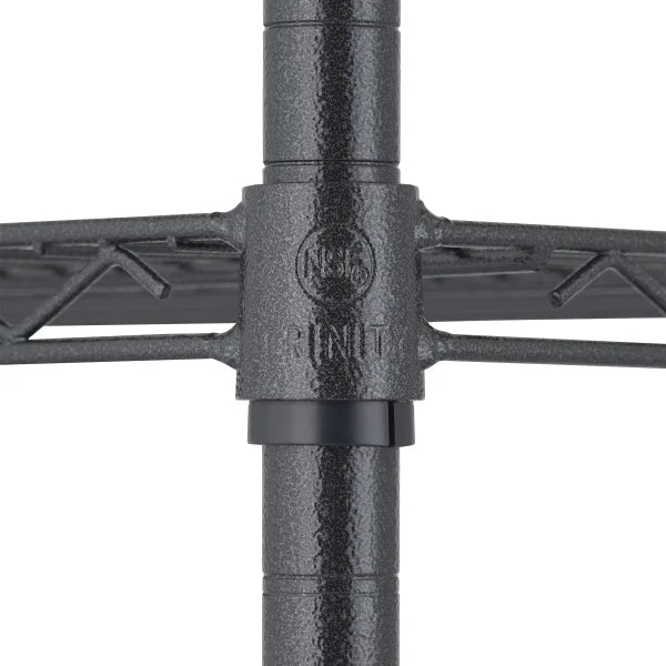 TRINITY 5-tier Wire Shelving Rack, 36" x 18" x 72", Includes Wheels