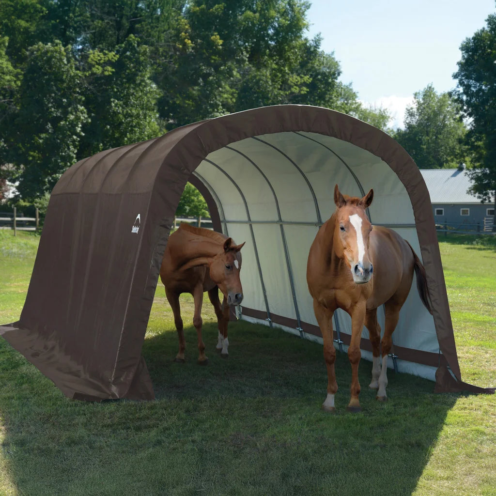 ShelterLogic Run-in Equine Shelter, 12' x 20 'x 8'