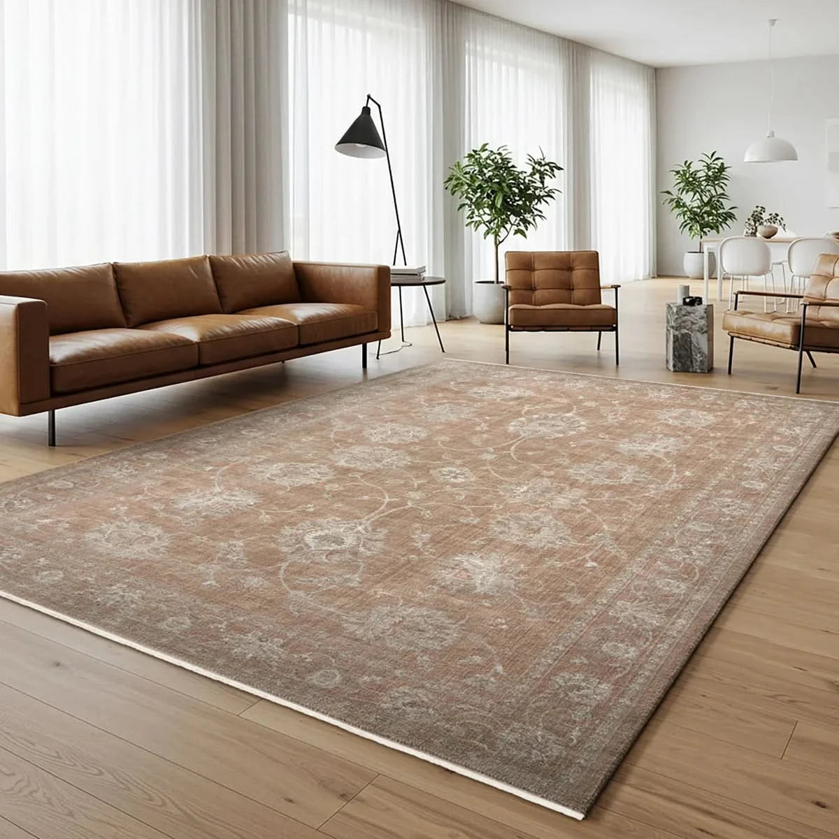 Berkshire Area Rug Collection, Lazare Terracotta