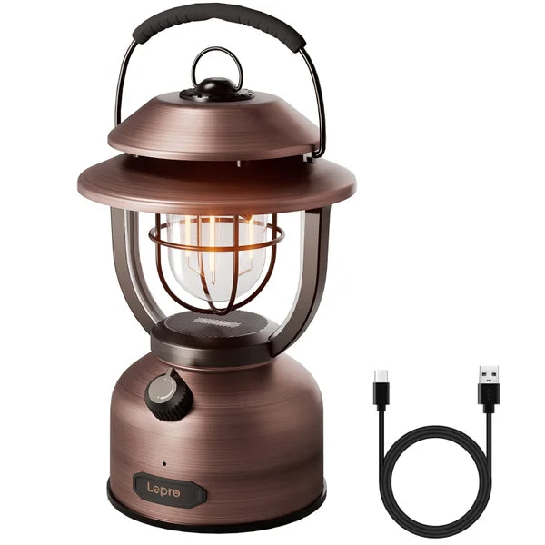 Lepro Retro LED Rechargeable Metal Lantern