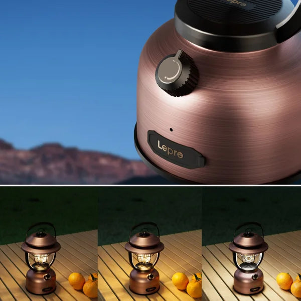 Lepro Retro LED Rechargeable Metal Lantern