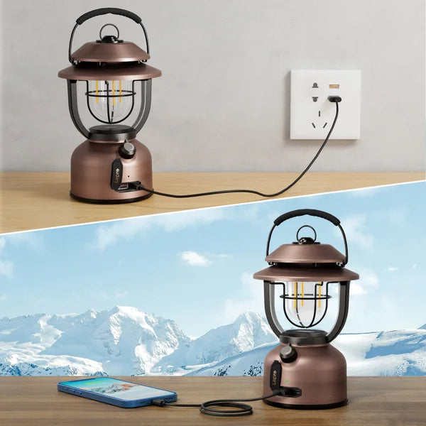 Lepro Retro LED Rechargeable Metal Lantern