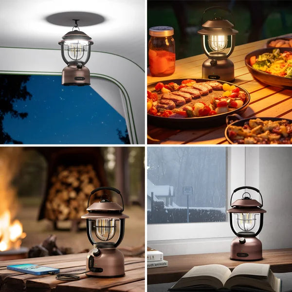Lepro Retro LED Rechargeable Metal Lantern
