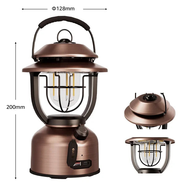 Lepro Retro LED Rechargeable Metal Lantern