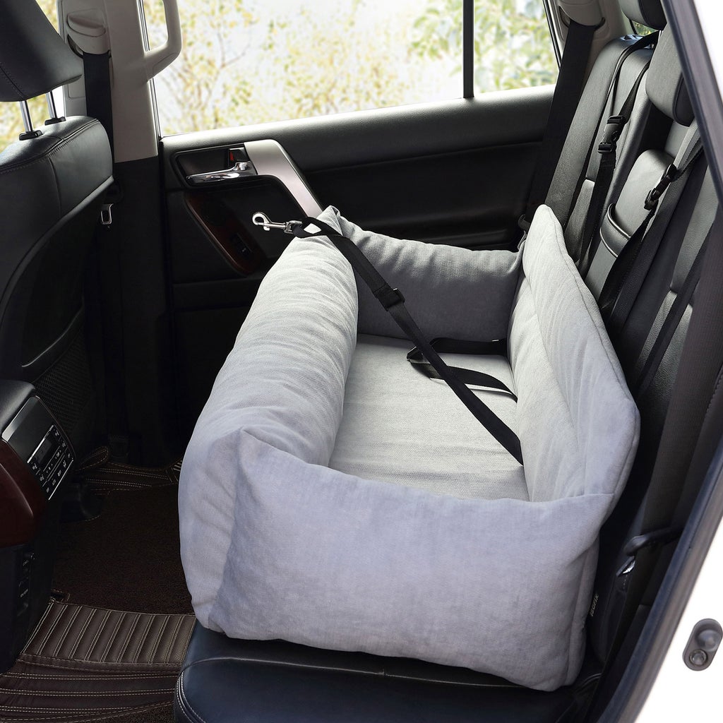 Petnology Tough Traveler Three-seater Car Pet Bed