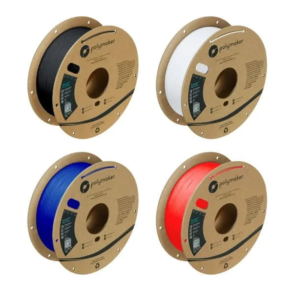 Polymaker Everyday Bundle – 4×1kg PLA Pro, 4 Core Colors, 1.75mm