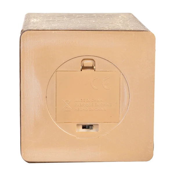 Evergreen LED Glass Cubes and Spheres Towers, Set of 3