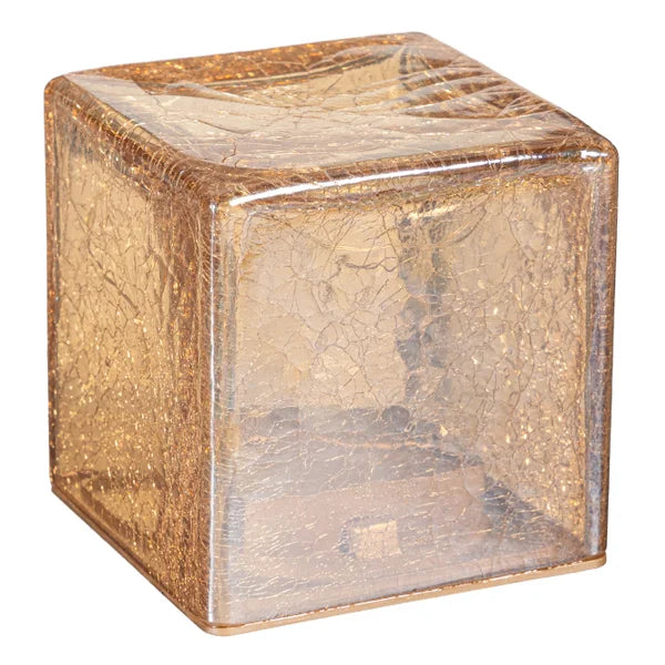 Evergreen LED Glass Cubes and Spheres Towers, Set of 3