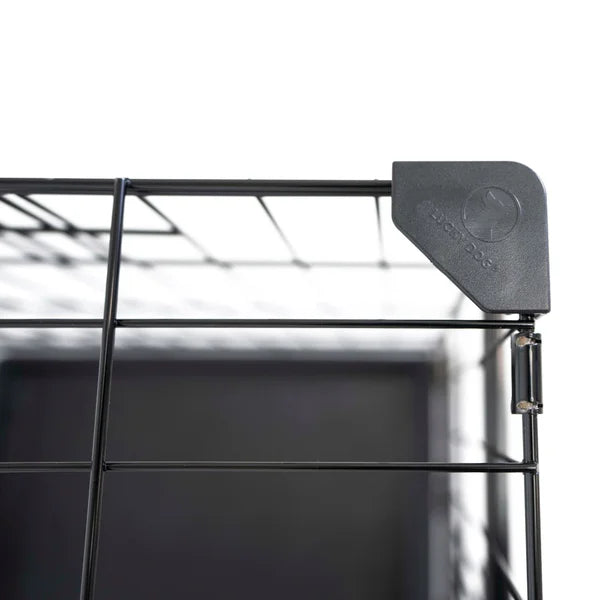 Lucky Dog DWELL Series Crate, Black Finish