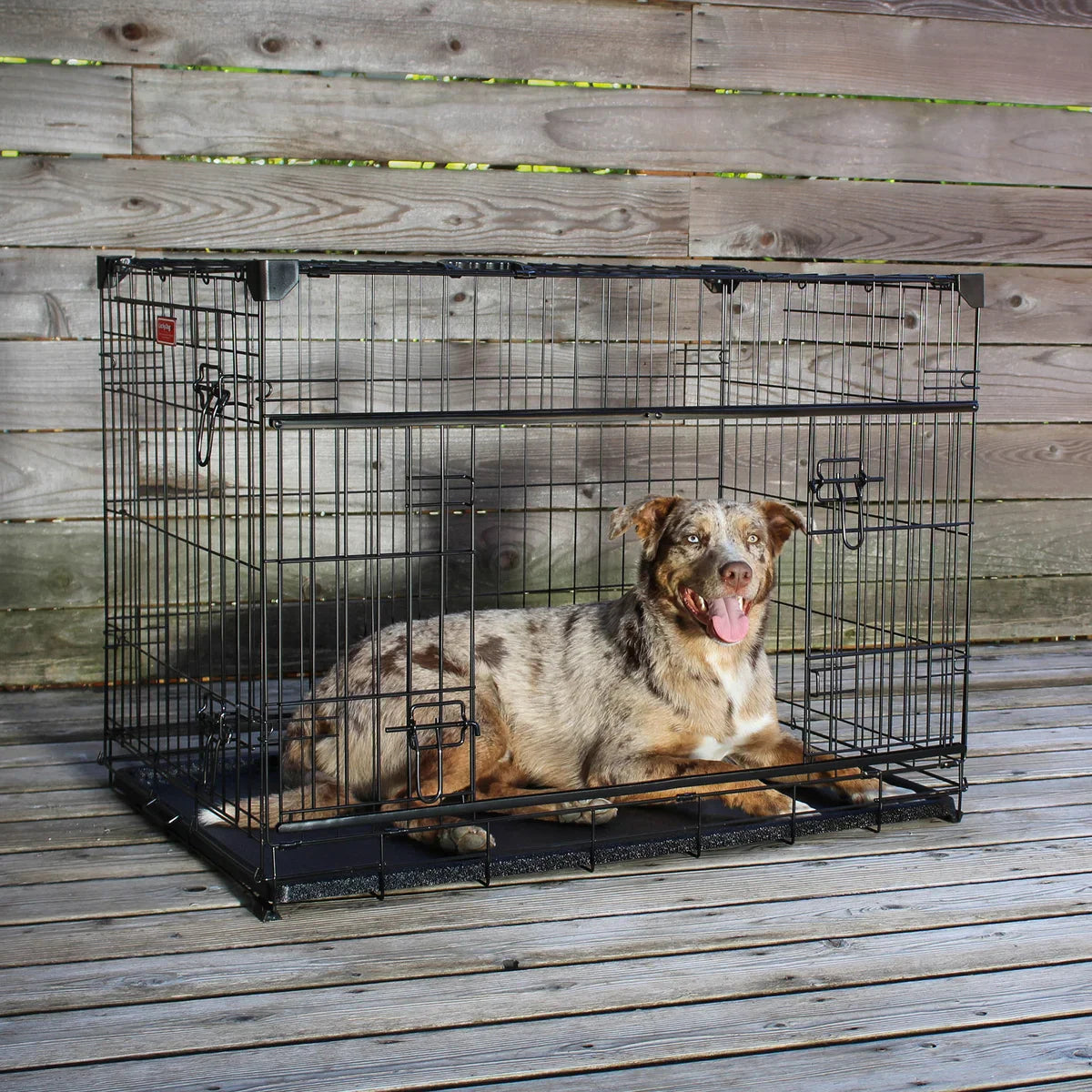 Lucky Dog DWELL Series Crate, Black Finish