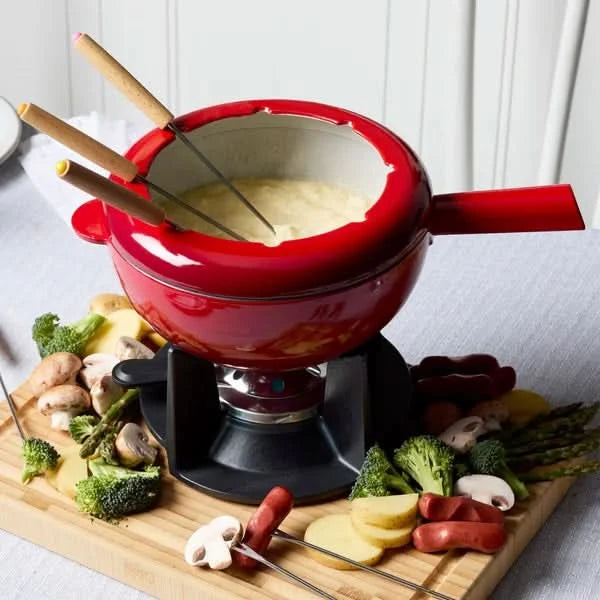 ZWILLINGS 10-piece Cast Iron Fondue Set