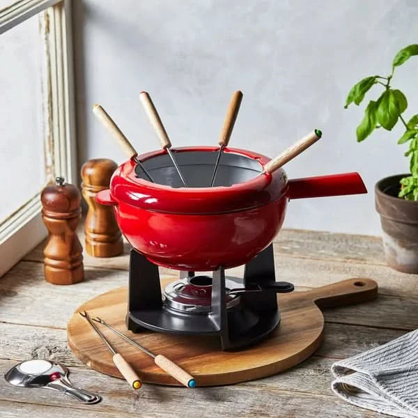 ZWILLINGS 10-piece Cast Iron Fondue Set