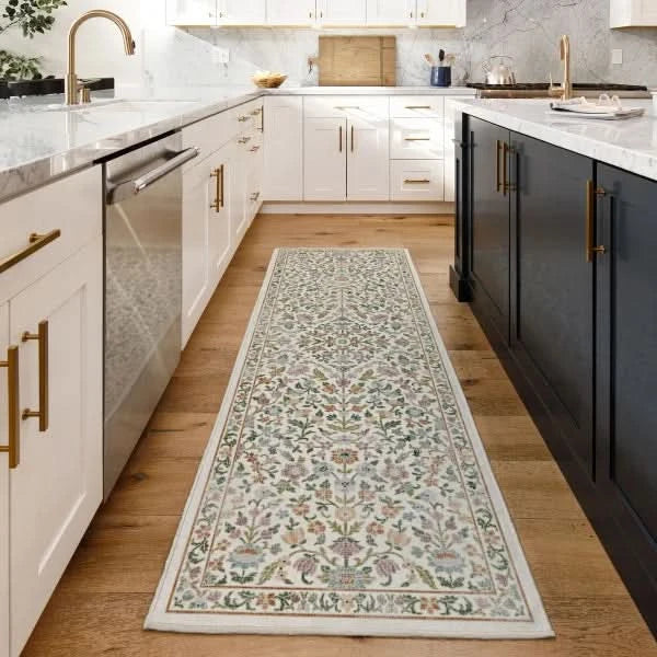 Ruggable Flatwoven Washable Arabelle Runner Rug, 2'6” x 7'