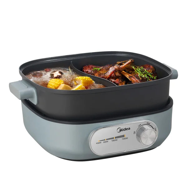 Midea HeatXpress Dual-Zone Electric Hot Pot