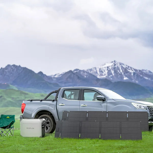 EcoFlow DELTA 3 Plus Portable Solar Generator Combo 2x60W Solar Panels