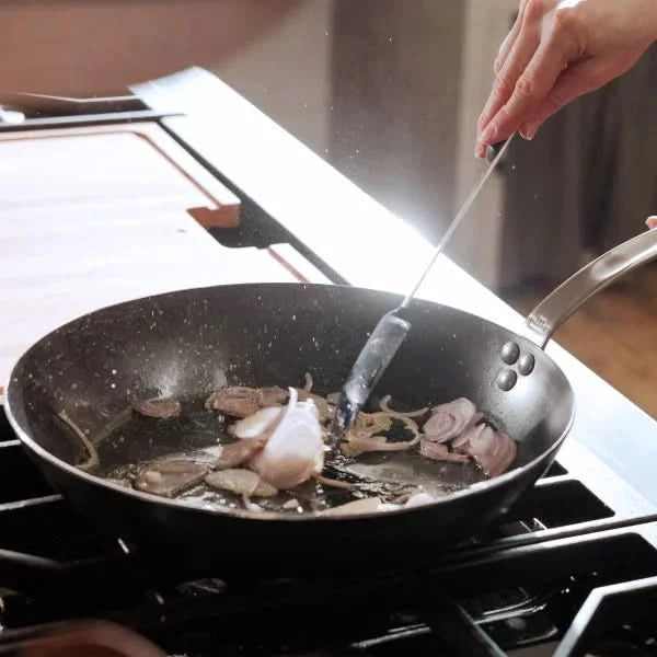 MADE IN Seasoned Carbon Steel 2-piece Frying Pan Set