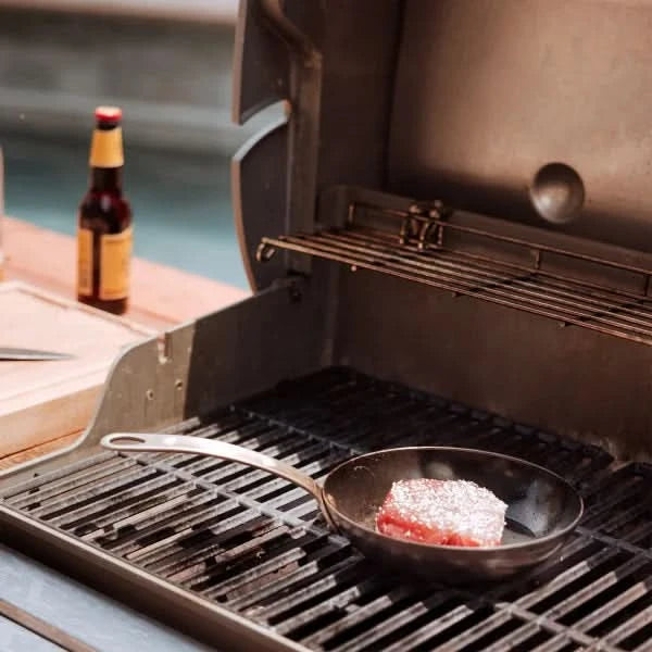 MADE IN Seasoned Carbon Steel 2-piece Frying Pan Set